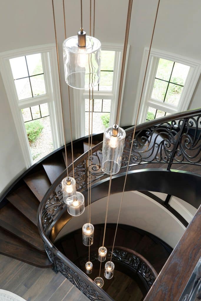 Gallery - Additional Inspiration - Custom Two Beam Stack Stair with Scrollwork
